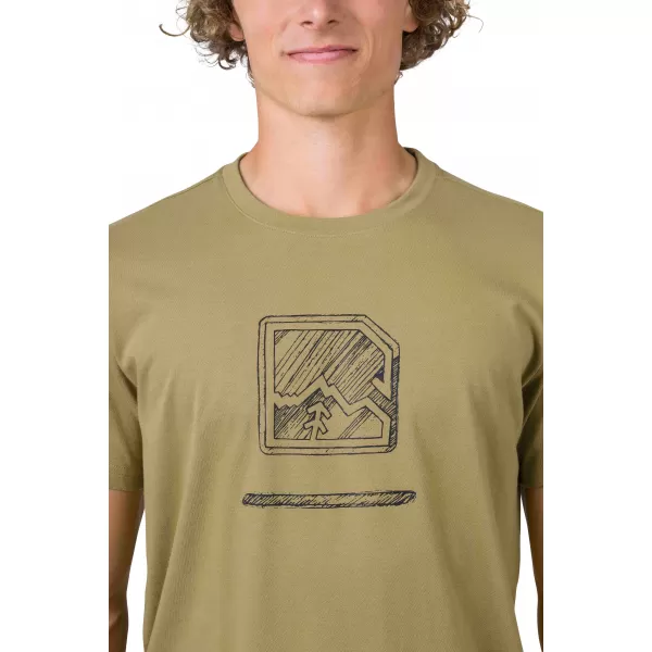  Herren-T-Shirt HANNAH MIKO KHAKI/ANTHRAZIT 