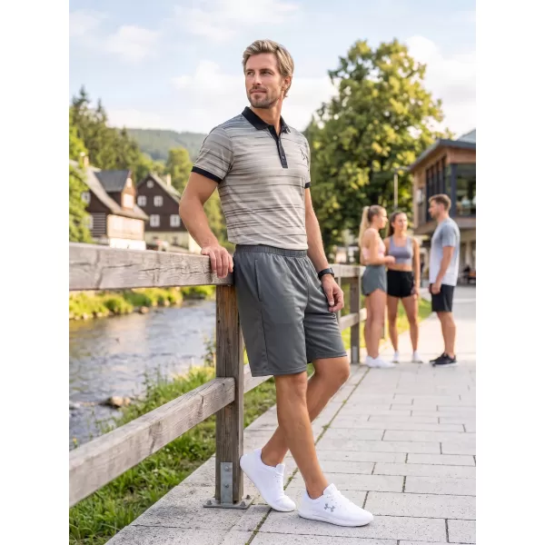  Hochwertige Funktionsshorts für Herren ALTISPORT VOJ/ALM013KRA01 GRAU 