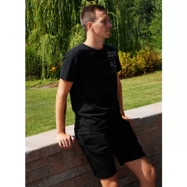  Herren-T-Shirt KIXMI SEDRICK SCHWARZ 