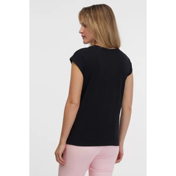  Damen-T-Shirt SAM 73 OCTAVIA WT 921 SCHWARZ 