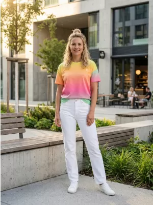 Damen-T-Shirt SAM 73 MARISA WT 907 BUNT
