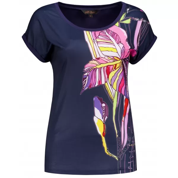  Damen-T-Shirt ALTISPORT CELENA DUNKELBLAU 