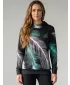 Hochwertiges Funktions-Sweatshirt für Damen ALTISPORT VOJ/ALW001MI01 SCHWARZ/TÜRKIS