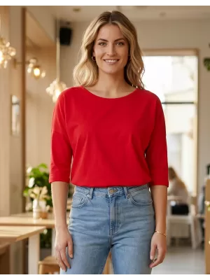 Damen-T-Shirt SAM 73 CARLOTA WT 904 ROT