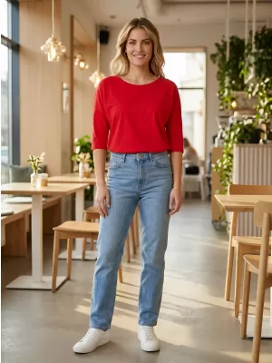 Damen-T-Shirt SAM 73 CARLOTA WT 904 ROT