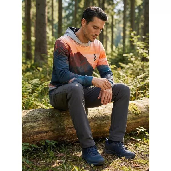  Hochwertiges Funktions-Sweatshirt für Herren ALTISPORT VOJ/ALM030MI01 ORANGE 