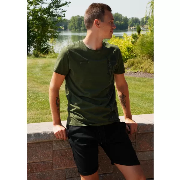  Herren-T-Shirt ALTISPORT CALISTO MILITÄR 