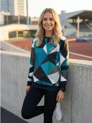 Hochwertiges Funktions-Sweatshirt für Damen ALTISPORT VOJ/ALW007MI01 KEROSIN