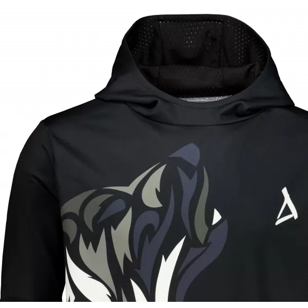  Hochwertiges Funktions-Sweatshirt für Herren ALTISPORT VOJ/ALM029MI01 SCHWARZGRAU 