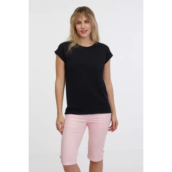  Damen-T-Shirt SAM 73 MIRANDA WT 913 SCHWARZ 