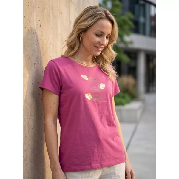  Damen-T-Shirt LOAP ASIKA CLW2459 ROSA 