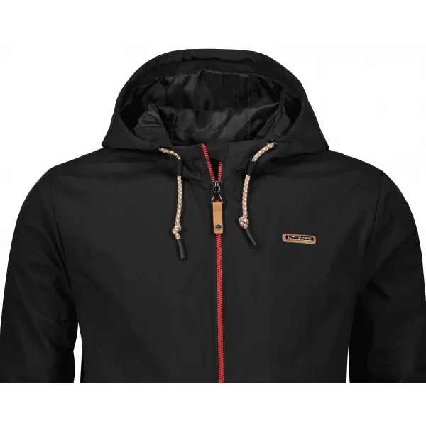  Herrenjacke ALTISPORT CARLEY SCHWARZ ROT 
