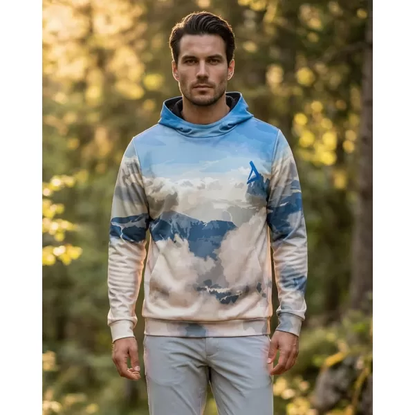  Hochwertiges Funktions-Sweatshirt für Herren ALTISPORT VOJ/ALM030MI01 BLAU 