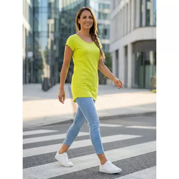  Langes T-Shirt für Damen ALTISPORT NoPrint NP/ALW321 KALK 