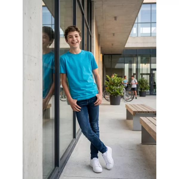  Kinder-T-Shirt ALTISPORT NoPrint NP/ALK531 TÜRKIS 