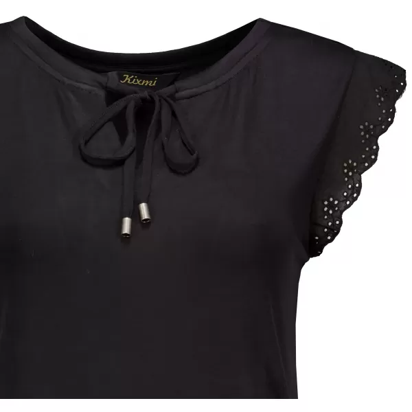 Damen-T-Shirt KIXMI SAPHIRA SCHWARZ 