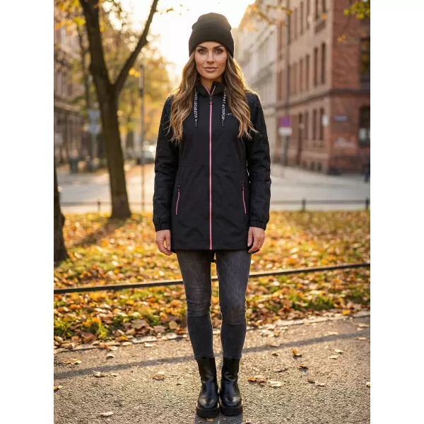 Damenjacke ALTISPORT CHELSIE SCHWARZ/ROSA 