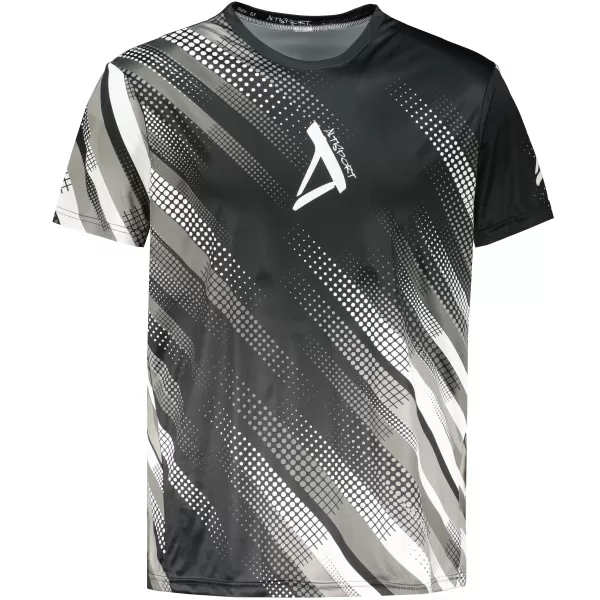  Funktionelles Premium-T-Shirt für Herren ALTISPORT VOJ/ALM028TR01 SCHWARZ UND WEIß 