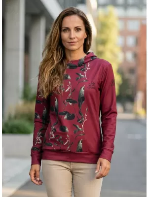 Hochwertiges Funktions-Sweatshirt für Damen ALTISPORT VOJ/ALW026MI01 BURGUND
