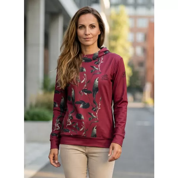  Hochwertiges Funktions-Sweatshirt für Damen ALTISPORT VOJ/ALW026MI01 BURGUND 