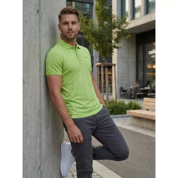  Herren-T-Shirt KIXMI SPENCER GRÜN BLAU 
