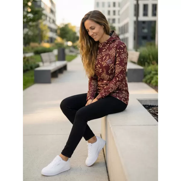  Hochwertiges Funktions-Sweatshirt für Damen ALTISPORT VOJ/ALW025MI01 BURGUND 