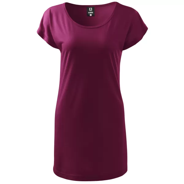  Langes T-Shirt für Damen ALTISPORT NoPrint NP/ALW321 FUCHSIE 