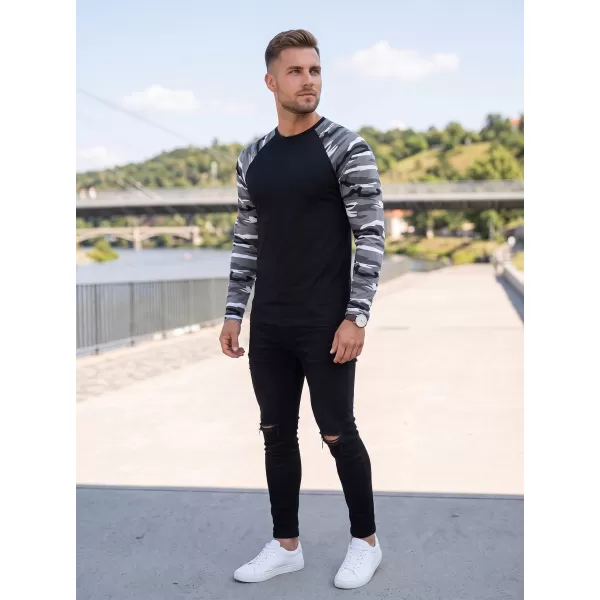  Herren-T-Shirt mit langen Ärmeln ALTISPORT NoPrint NP/ALM661 TARNGRAU 