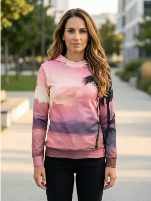 Hochwertiges Funktions-Sweatshirt für Damen ALTISPORT VOJ/ALW030MI01 ROSA
