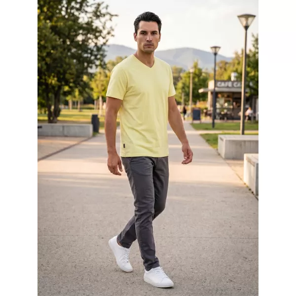  Herren-T-Shirt SAM 73 FIDEL MT 844 HELLGELB 