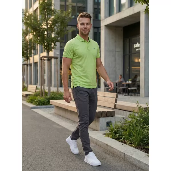  Herren-T-Shirt KIXMI SPENCER GRÜN BLAU 