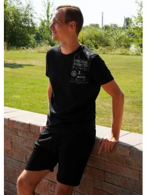 Herren-T-Shirt KIXMI SEDRICK SCHWARZ