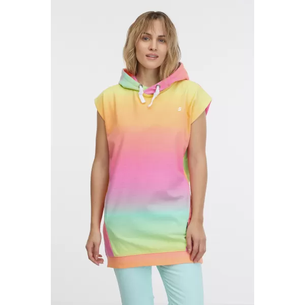  Damen-Sweatshirt mit kurzen Ärmeln SAM 73 MABEL WM 792 BUNT 
