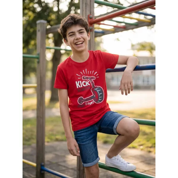  Jungenhemd SAM 73 BLUTO KT 521 ROT 
