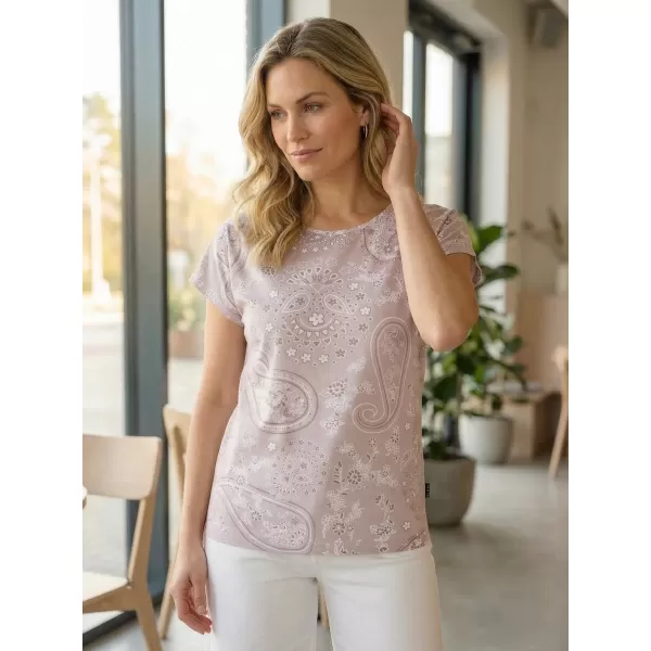  Damen-T-Shirt SAM 73 MARGARITA WT 903 ALTE ROSE 