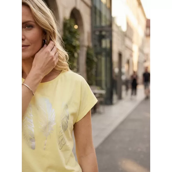  Damen-T-Shirt SAM 73 CLORINDA WT 914 HELLGELB 