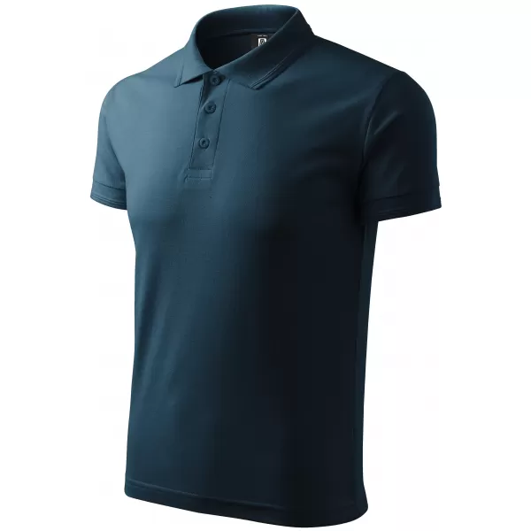  Herren-T-Shirt mit Kragen ALTISPORT NoPrint NP/ALM302 NAVY BLAU 