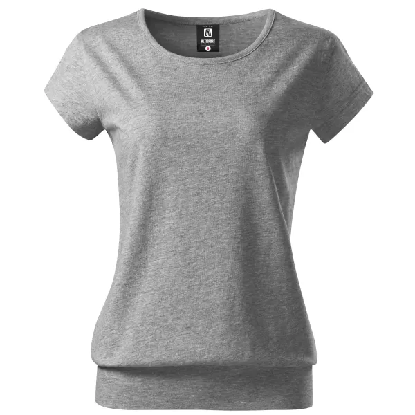  Damen-T-Shirt ALTISPORT NoPrint NP/ALW021 DUNKELGRAUE HIGHLIGHTS 