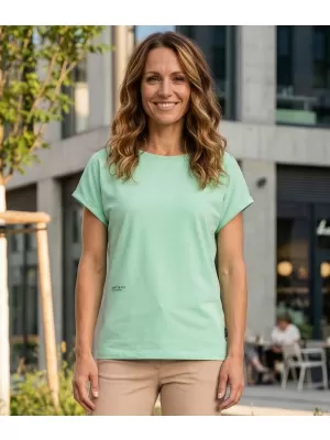 Damen-T-Shirt SAM 73 CRISTINA WT 918 BASILIKUM