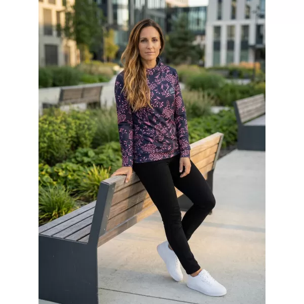  Hochwertiges Funktions-Sweatshirt für Damen ALTISPORT VOJ/ALW025MI01 DUNKELBLAU 