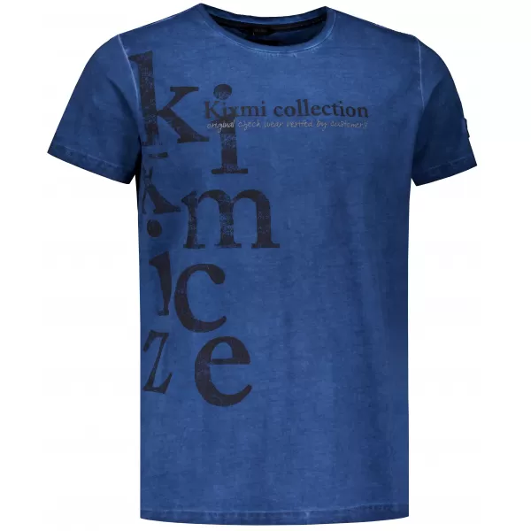  Herren-T-Shirt KIXMI SANDER BLAU 
