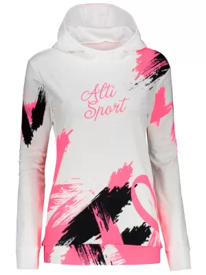 Hochwertiges Funktions-Sweatshirt für Damen ALTISPORT VOJ/ALW027MI01 WEIß