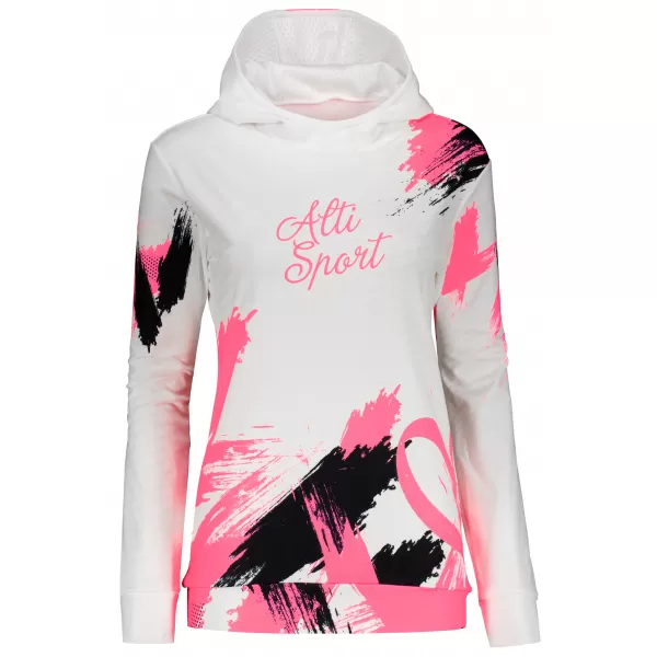  Hochwertiges Funktions-Sweatshirt für Damen ALTISPORT VOJ/ALW027MI01 WEIß 