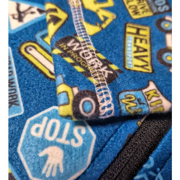  Fleece-Sweatshirt für Kinder WAMU BAGR BLAU 
