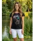 Damen-T-Shirt KIXMI SINDY SCHWARZ