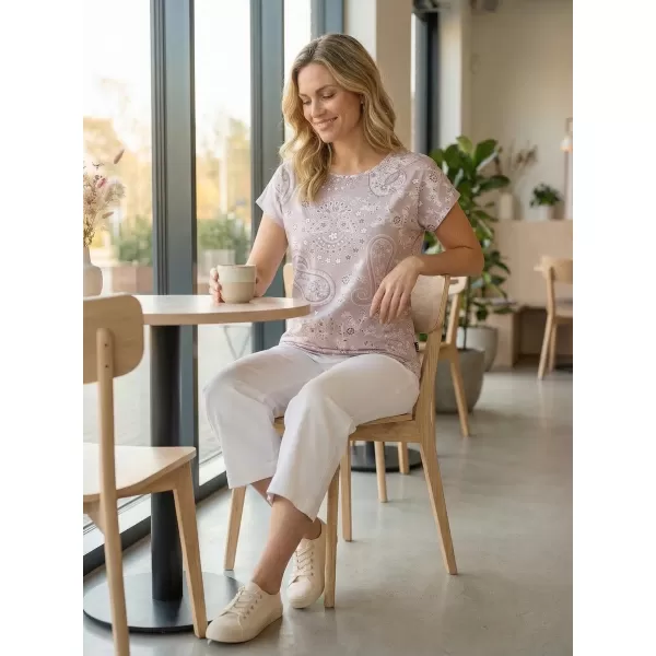  Damen-T-Shirt SAM 73 MARGARITA WT 903 ALTE ROSE 