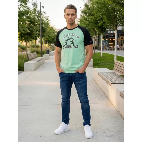  Herren-T-Shirt SAM 73 ESTEBAN MT 841 BASILIKUM 