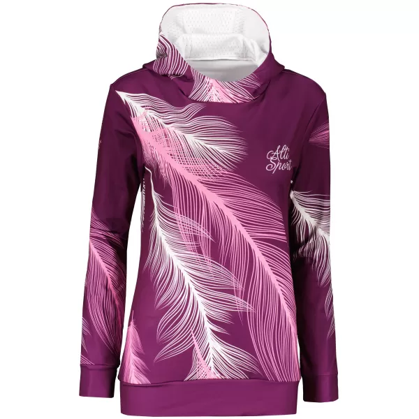  Hochwertiges Funktions-Sweatshirt für Damen ALTISPORT VOJ/ALW001MI01 FUCHSIE 