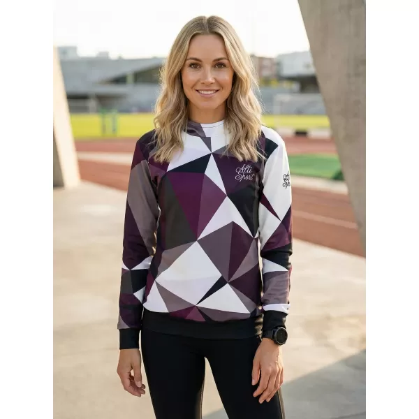  Hochwertiges Funktions-Sweatshirt für Damen ALTISPORT VOJ/ALW007MI01 LILA 