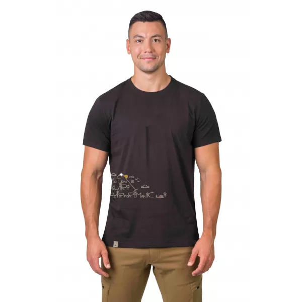  Herren-T-Shirt HANNAH SKATCH SCHWARZE BOHNE 